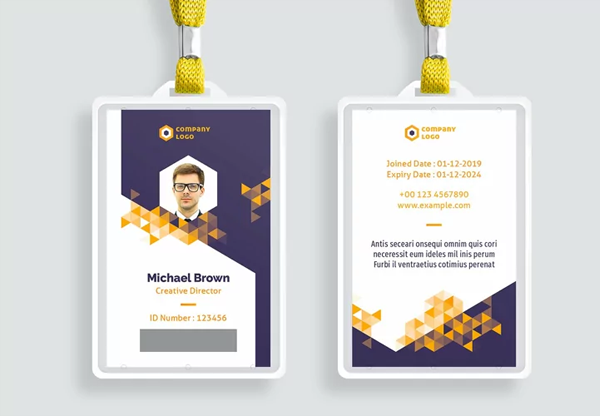 Student Creative ID Card Template