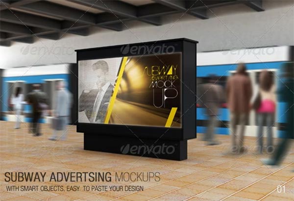 Subway Advertising Mockups