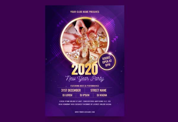 Summer Beach Event Free Flyer PSD Template