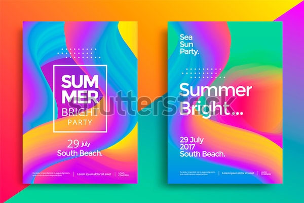 Summer Bright Party Night Flyer