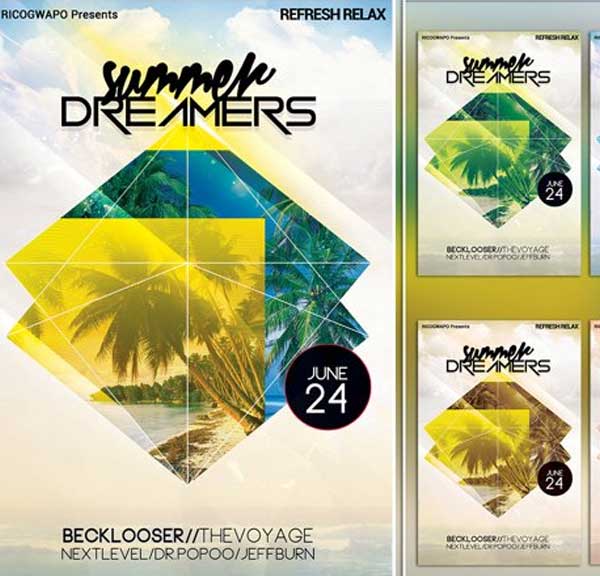 Summer Dreamers Flyer Template