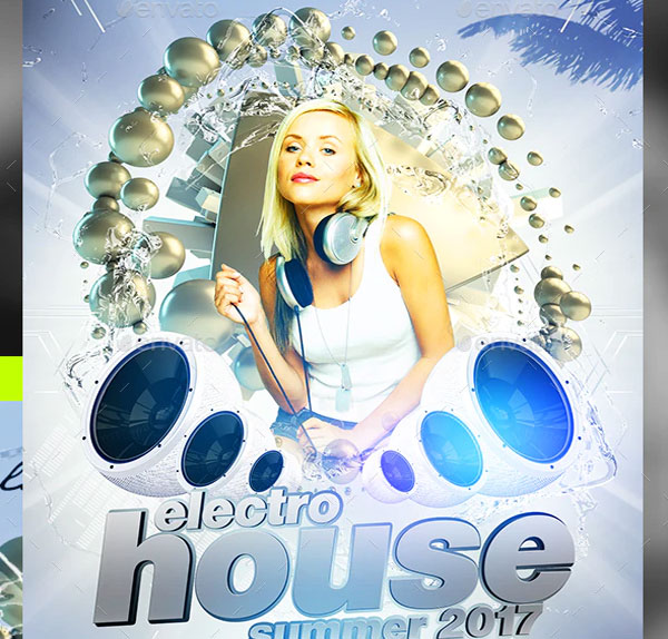 Summer Electro House Party Flyer