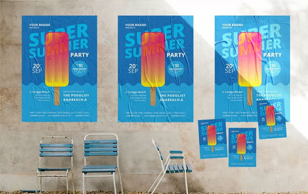 Summer Fest Flyer And Poster