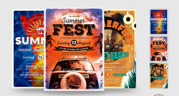 Summer Fest Flyers Bundle