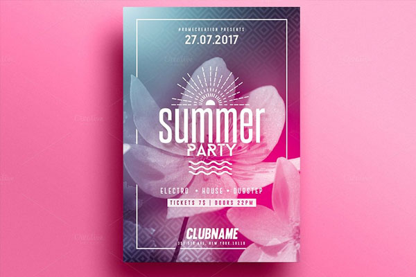 Summer House Party | Psd Flyer Templates