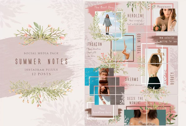 Summer Notes Instagram Banners