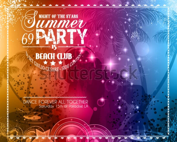 Summer Party Flyer Template