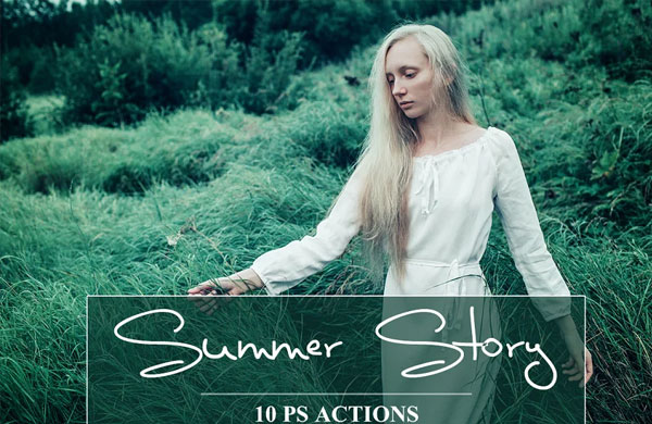 Summer Story Photoshop Actions Set