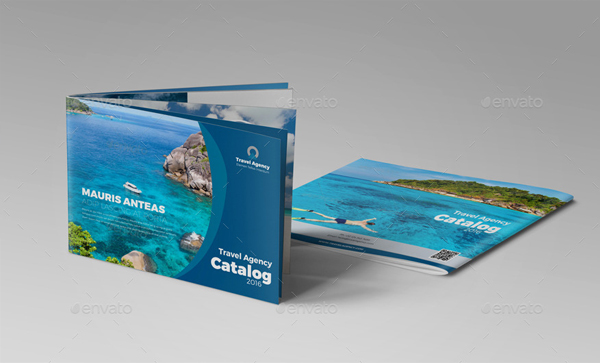 Summer Vacation Travel Agency Brochure Catalog Template