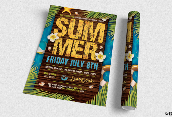 Summertime Flyer Template