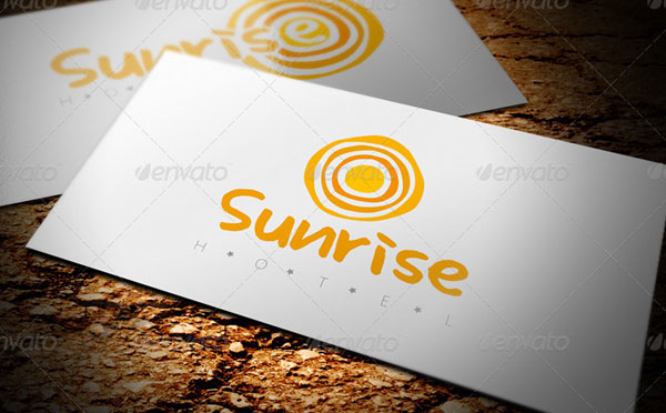 Sunrise Hotel Logo Template