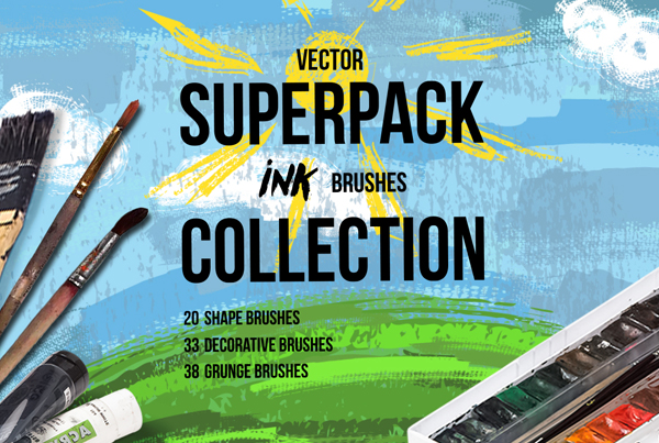 Superpack Ink PSD Brushes