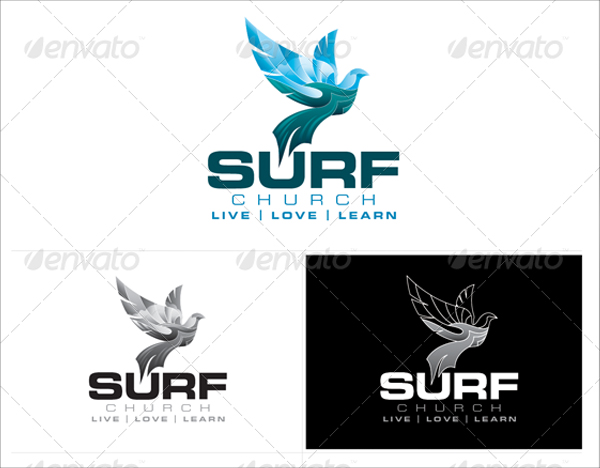 Surf Church Logo Design
