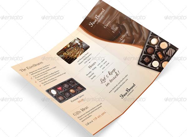 Swiss Chocolate Brochure Templates