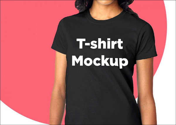 T-Shirt Mockup Free PSD Template
