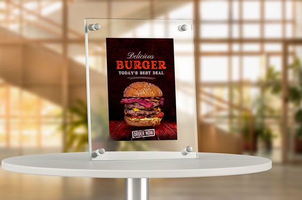 Table Tent Card Mockup Download