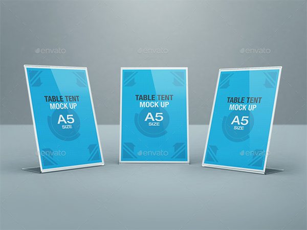 Table Tent Mock-up Bundle