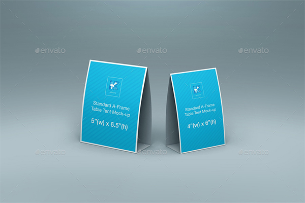 Table Tent Promotion Mock-up