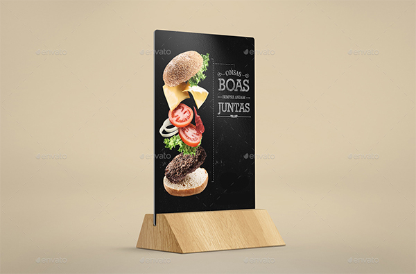 Table Tents Mockup PSD Files