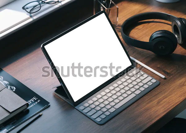 Tablet Devise Keyboard Mockup