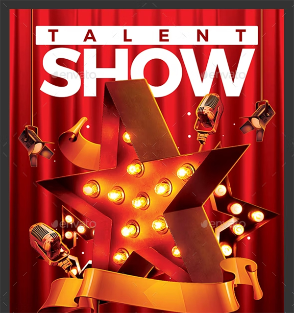 Talent Show Flyer Template