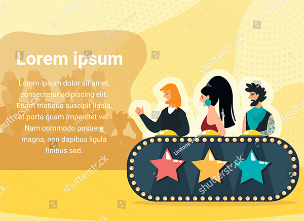 Talent Show Judges Brochure Templates