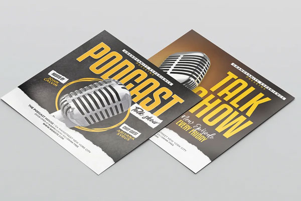 Talk Show Music Party Flyer