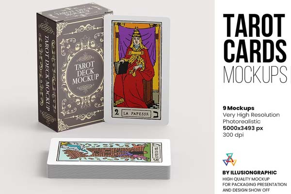 Tarot Cards Mockups Download