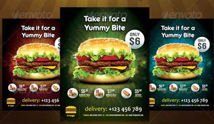 Tasty Burger Flyer Templates
