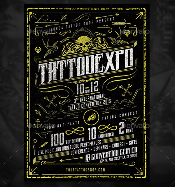 Tattoo Convention Flyer