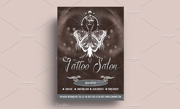 Tattoo Salon Flyer Template