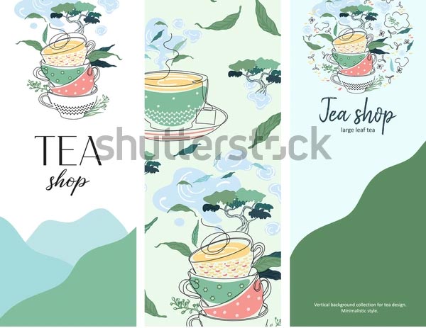 Tea Card Package Design Templates