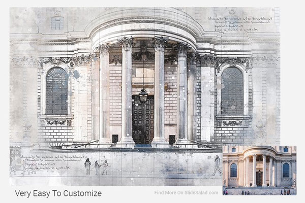 Tech Architecture Sketch Photoshop Action