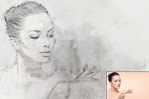 Tech Sketch Art Photoshop Action