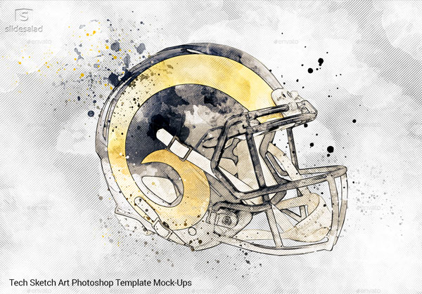 Tech Sketch Photoshop Actions Template