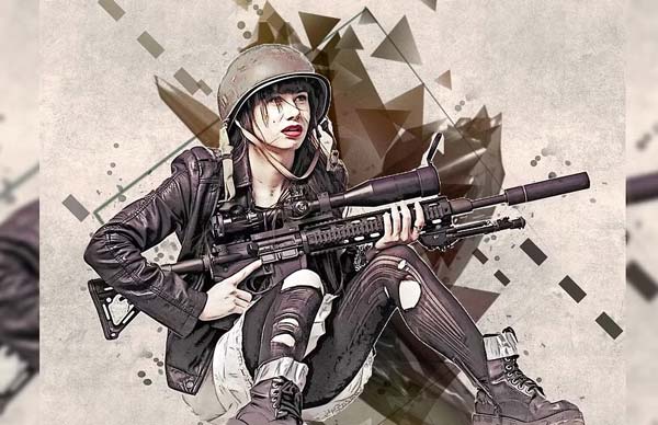 Technic Sketch Photoshop Action