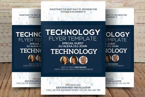 Technology Repair Brochure Templates