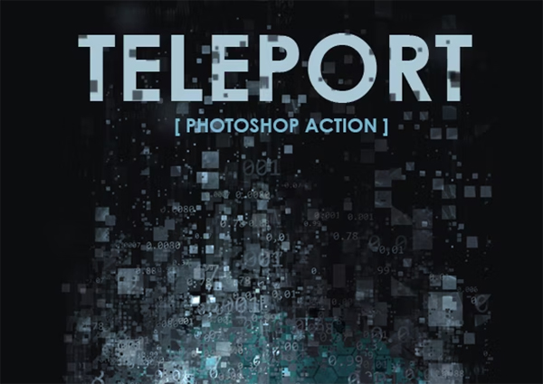 Download Teleport Photoshop Actions
