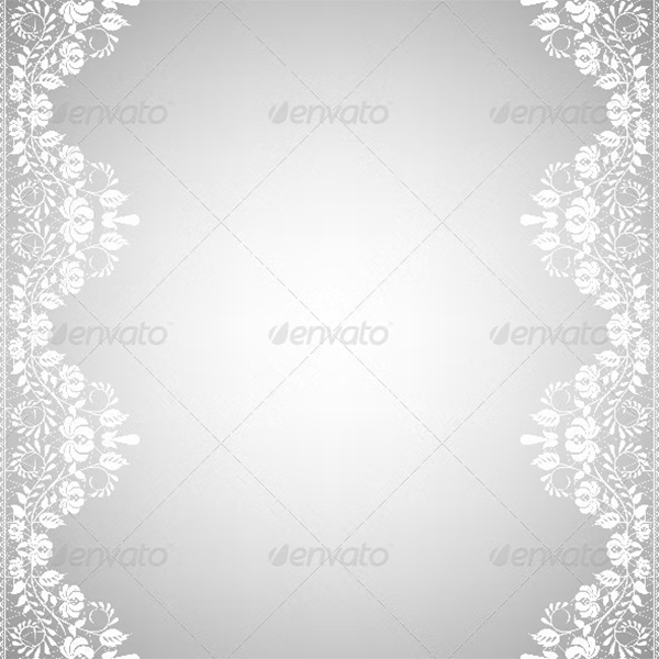 Template for Wedding Invitation PSD Greeting Card