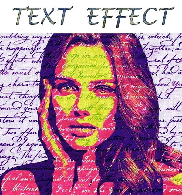 Text Effect Photoshop Action