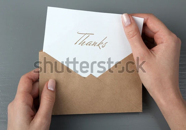 Thank You Card Template For Photoshop
