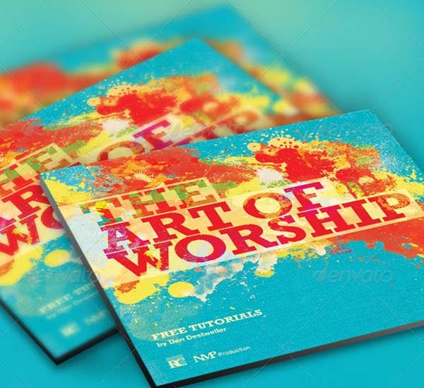 The Art of Worship Flyer Design Template Download