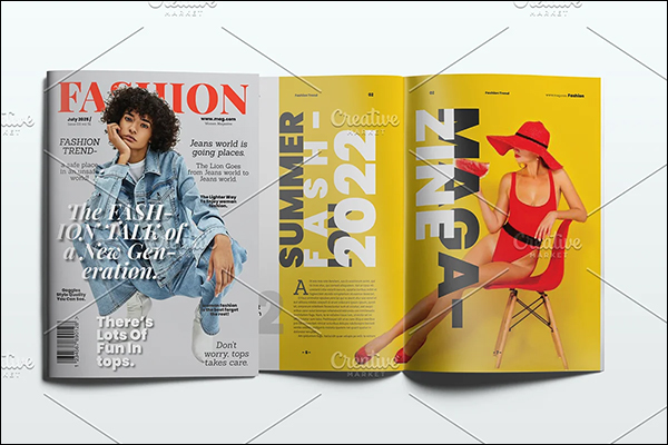 The Best Fashion Magazne Layout Template