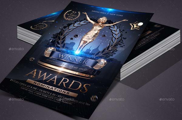The Golden Awards Flyer Template