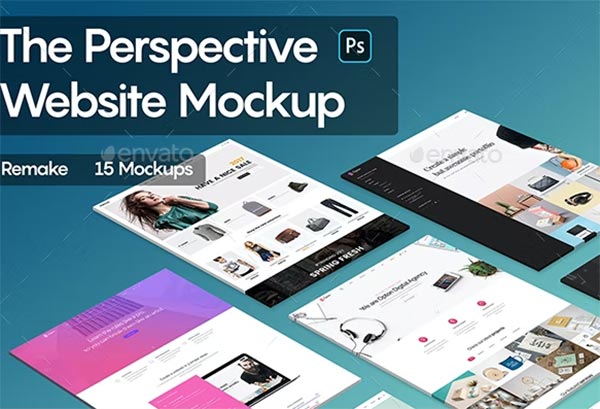 The Perspective Website Mockup
