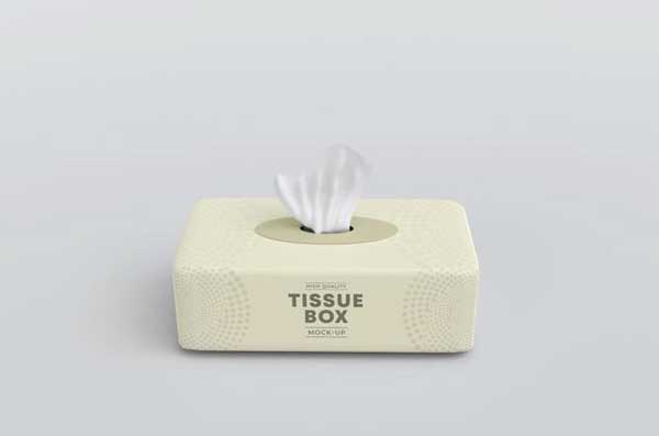 Tissue Box Packaging Mockup Free Psd