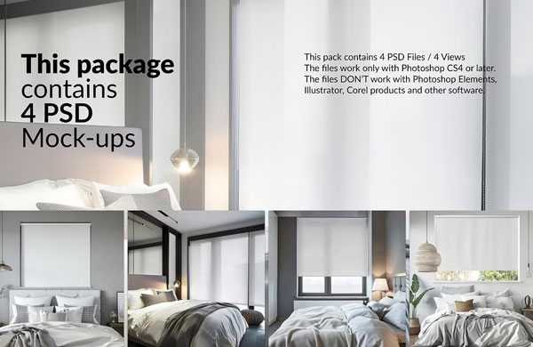 Toddler Bed Mockups Set