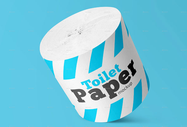 Toilet Paper Roll Mockup Set