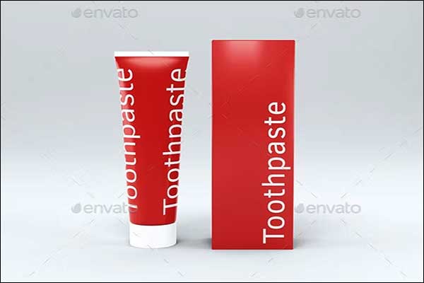 Toothpaste Tube Mockup