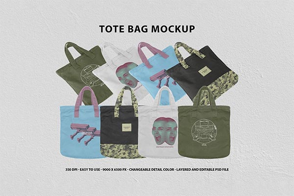 Tote Bag Design Mockup
